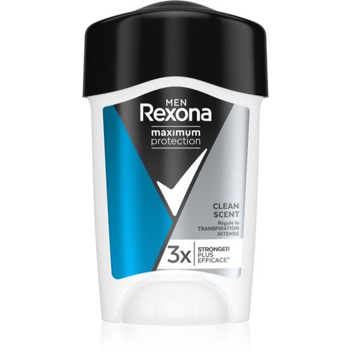 Maximum Protection Antiperspirant antitraspirante in crema contro la sudorazione eccessiva Clean Scent 45 ml - Rexona - Modalova