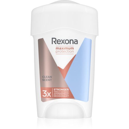 Maximum Protection Clean Scent antitranspirante en crema contra el exceso de sudor 45 ml - Rexona - Modalova