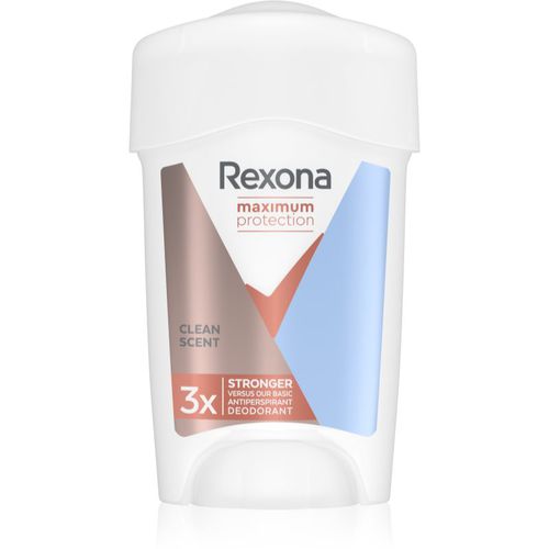 Maximum Protection Clean Scent antitraspirante in crema contro la sudorazione eccessiva 45 ml - Rexona - Modalova