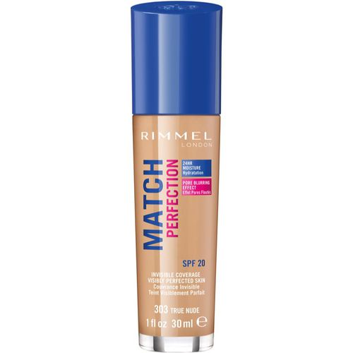 Match Perfection fondotinta liquido SPF 20 colore 303 True Nude 30 ml - Rimmel - Modalova