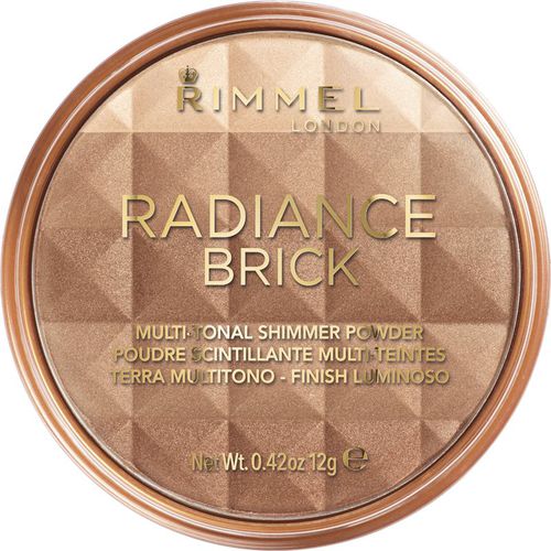 Radiance Brick highliting Bronzer Puder Farbton 001 Light 12 g - Rimmel - Modalova