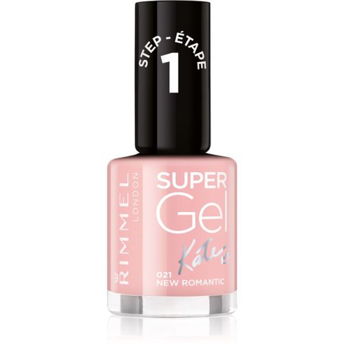 Super Gel By Kate esmalte para uñas en gel sin usar lámpara UV/LED tono 021 New Romantic 12 ml - Rimmel - Modalova