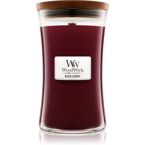 Black Cherry candela profumata con stoppino in legno 609.5 g - Woodwick - Modalova