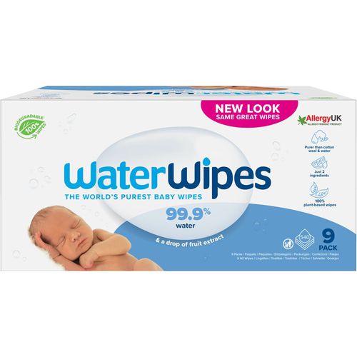 Baby Wipes 9 Pack salviette umidificate per bambini 9x60 pz - Water Wipes - Modalova