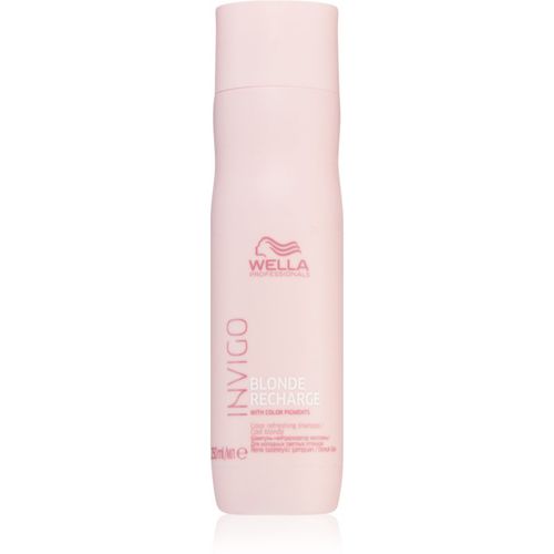 Invigo Blonde Recharge shampoo per la protezione della tinta per capelli biondi Cool Blond 250 ml - Wella Professionals - Modalova