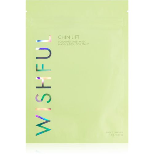 Chin Lift Mascarilla en hoja con efecto lifting para reafirmar el cuello y la barbilla 11,5 g - Wishful - Modalova