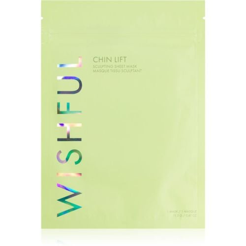 Chin Lift maschera in tessuto effetto lifting per rassodare il collo e il mento 11,5 g - Wishful - Modalova