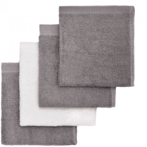 BIO Bamboo Baby Washcloths Waschlappen Grey 25 x 25 cm 4 St - T-Tomi - Modalova