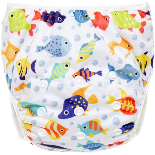 Diaper Swimwear Blue Fish bañadores-pañal lavables 5 - 15 kg 1 ud - T-Tomi - Modalova