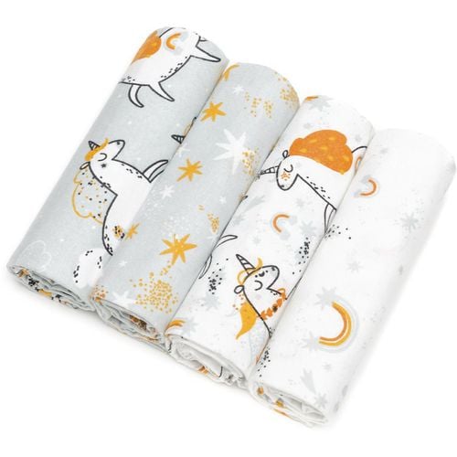 Cloth Diapers Unicorns pannolini in tessuto 76x76 cm 4 pz - T-Tomi - Modalova