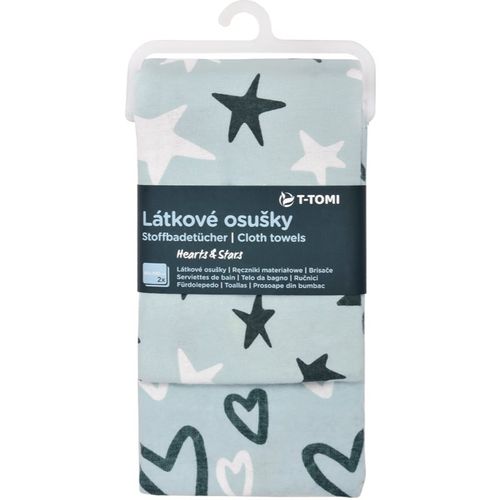 Cloth Towels Hearts & Stars asciugamano 80x100 cm 2 pz - T-Tomi - Modalova