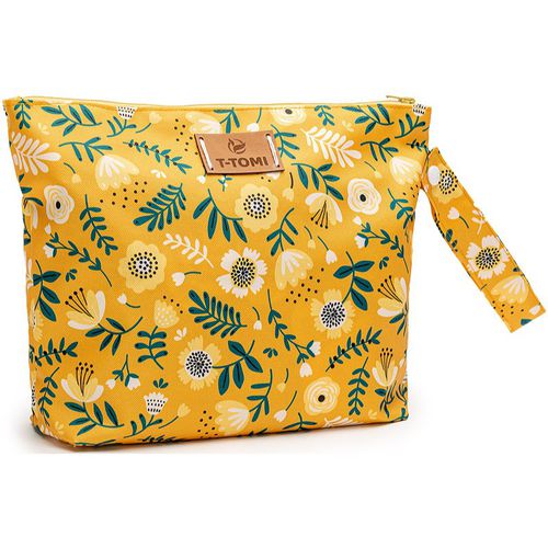 Big Baggie bolso de viaje Mustard Flowers 24x28 cm - T-Tomi - Modalova