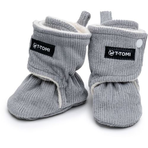 Booties Grey Krabbelschuhe 0-3 months Warm 1 Paar - T-Tomi - Modalova