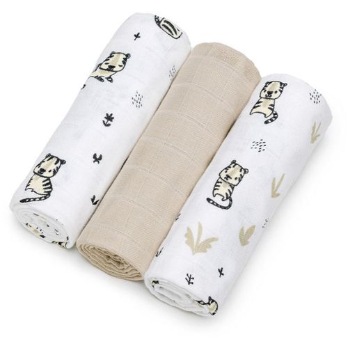 TETRA Cloth Diapers HIGH QUALITY Stoffwindeln Tigers70x70 cm 3 St - T-Tomi - Modalova