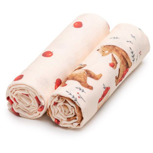 BIO Muslin Diapers pannolini in tessuto Very Beary 65x65 cm 2 pz - T-Tomi - Modalova