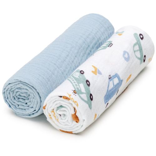 BIO Muslin Diapers muselinas Traffic 65x65 cm 2 ud - T-Tomi - Modalova