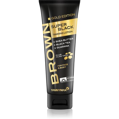 Brown Super Black Gold Edition crema abbronzante per solarium per stimolare l'abbronzatura 125 ml - Tannymaxx - Modalova