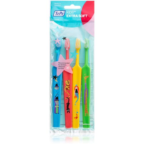 Kids Extra Soft spazzolini da denti extra soft per bambini 4 pz - TePe - Modalova