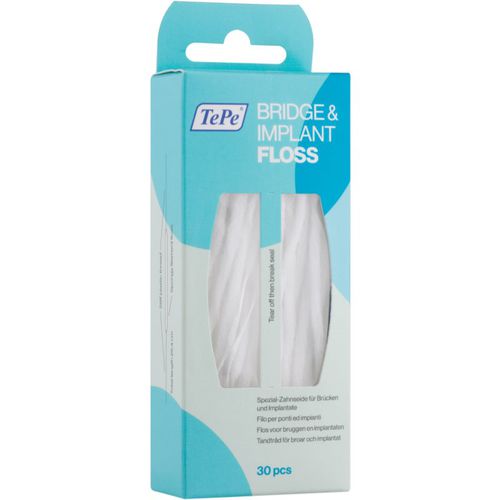 Bridge & Implant Floss hilo dental especial para limpiar los implantes 30 ud - TePe - Modalova