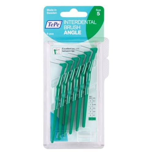 Angle Size 5 cepillos interdentales 0,8 mm 6 ud - TePe - Modalova