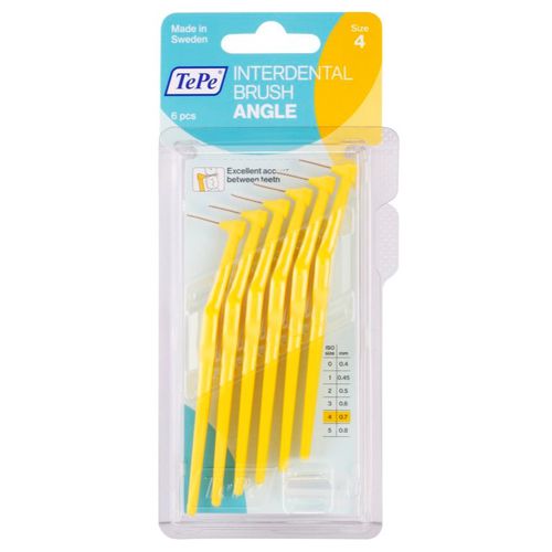 Angle Size 4 cepillos interdentales 0,7 mm 6 ud - TePe - Modalova