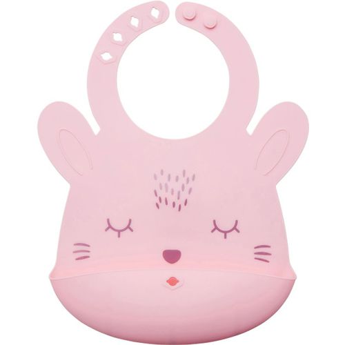 Silicone Roll-up Bibs babero Rose Bunny 4m+ 1 ud - Tiny Twinkle - Modalova