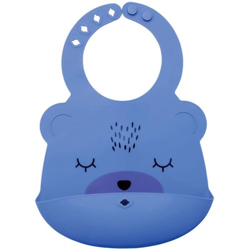 Silicone Roll-up Bibs babero Indigo Bear 4m+ 1 ud - Tiny Twinkle - Modalova