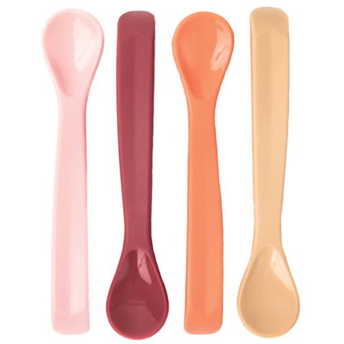 Silicone Baby Spoons cuchara Girl 4 ud - Tiny Twinkle - Modalova