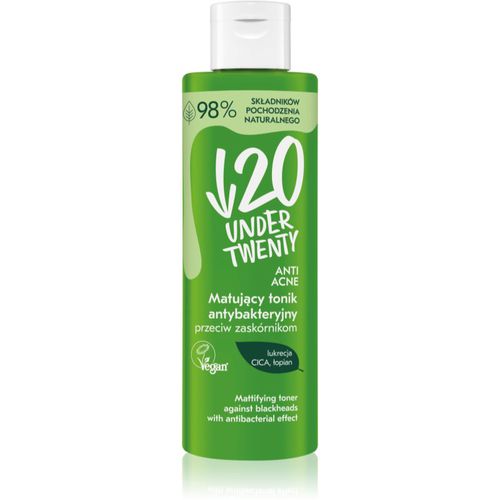 ANTI! ACNE lozione tonica detergente effetto matte contro i punti neri 200 ml - Under Twenty - Modalova