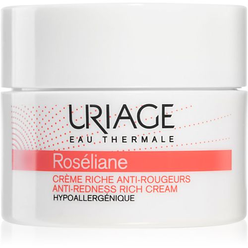 Roséliane Anti-Redness Rich Cream crema de día nutritiva para pieles sensibles con tendencia a las rojeces 50 ml - Uriage - Modalova