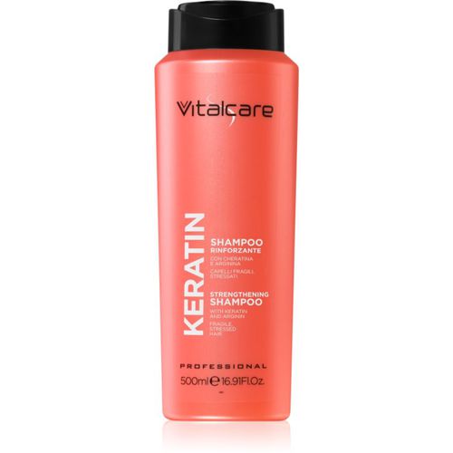 Keratin shampoo rinforzante con cheratina 500 ml - Vitalcare Professional - Modalova