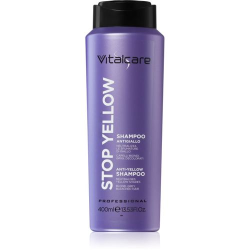 Stop Yellow champú violeta para cabello rubio y canoso 400 ml - Vitalcare Professional - Modalova