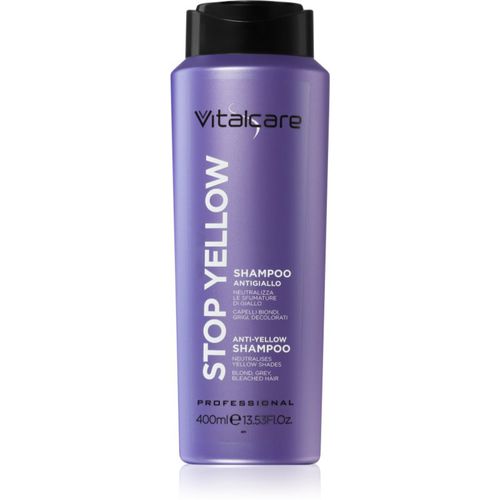 Stop Yellow shampoo viola per capelli biondi e grigi 400 ml - Vitalcare Professional - Modalova