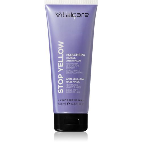 Stop Yellow mascarilla para cabello rubio y canoso 190 ml - Vitalcare Professional - Modalova