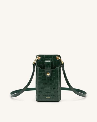 Quinn Phone Borsa - Dark Verde Cocco - JW PEI - Modalova