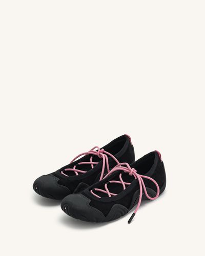 Sneakers Ballerina con Lacci Caitlin - Nero - JW PEI - Modalova