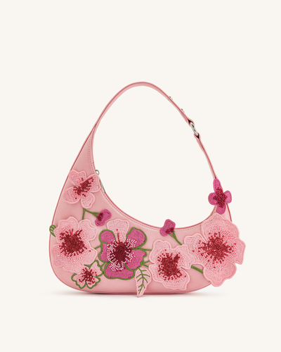 Borsa a Spalla Ricamata Harlee - Rosa - JW PEI - Modalova