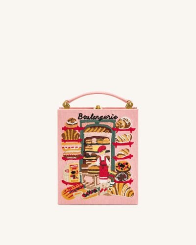 Taya-Bakery Pochette a forma di libro con ricamo - Rosa - JW PEI - Modalova