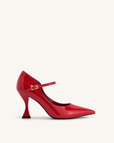 Thalina Lackleder Pumps - Rot - JW PEI - Modalova