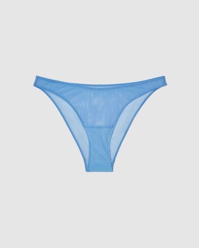 Mesh Bikini Briefs Light Blue - Understatement - Modalova