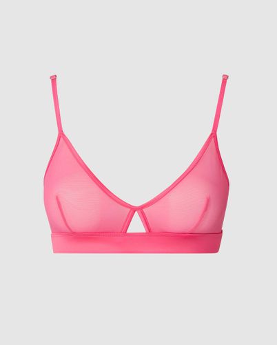 Mesh Cut-Out Triangle Bralette - | Bralettes - Bralettes / Triangle Bralette - Understatement - Modalova