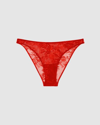 Floral Lace Bikini Briefs | Panties - Panties / Bikini Briefs - Understatement - Modalova