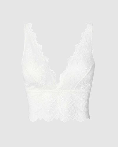 Lace Plunge Bralette Top - | Bralettes - Bralettes / Plunge Bralette Top - Understatement - Modalova