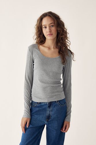 Leyton Top Medium Grey Mel - Noella - Modalova