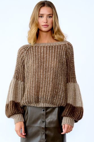 Liana Knit Sweater Brown/Camel - Noella - Modalova