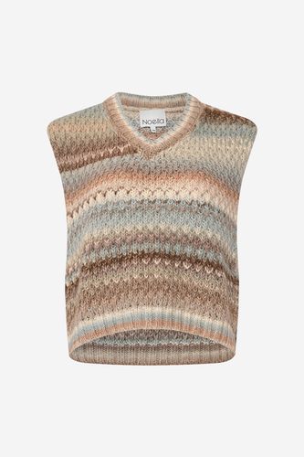 Gio Knit Vest Beige Mix - Noella - Modalova