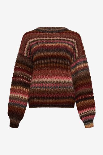 Gio Knit Sweater Rust Mix - Noella - Modalova
