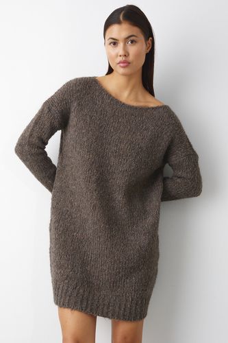 Kala Knit Dress Nature Brown - Noella - Modalova