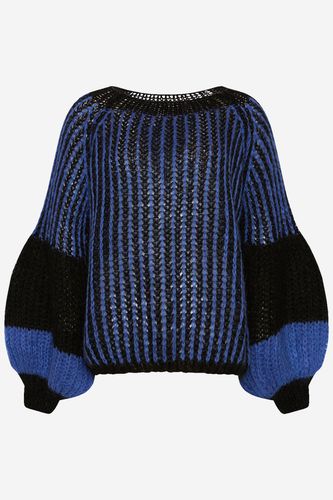 Liana Knit Sweater Black/Electric Blue - Noella - Modalova