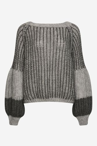 Liana Knit Sweater Grey Melange Mix - Noella - Modalova
